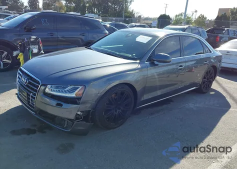 2015 Audi A8 L 3.0T z USA, uszkodzony, nr VIN WAU3GAFD0FN015597